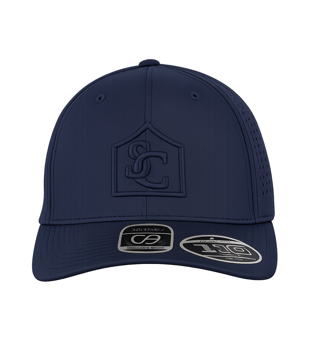 Flexfit 110® Perforated Performance Snapback Cap with 3D Embroidery